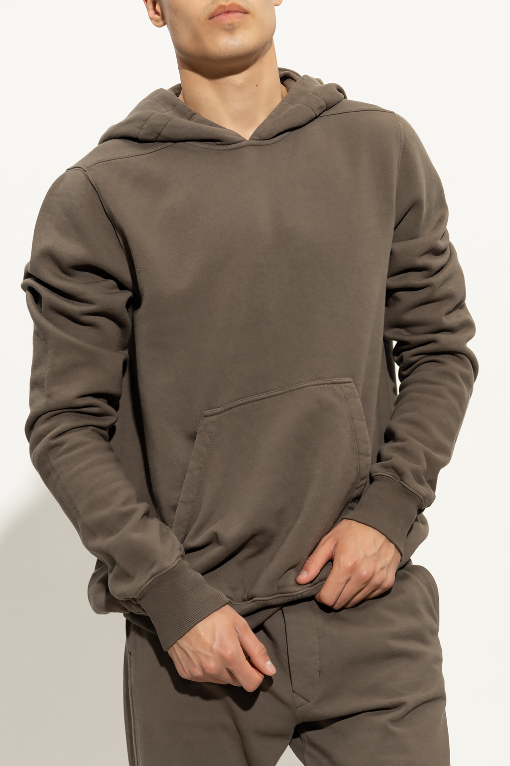 Cotton loose hoodie Rick Owens DRKSHDW SchaferandweinerShops Montenegro Velvet Hooded Sweatshirt Long Sleeve